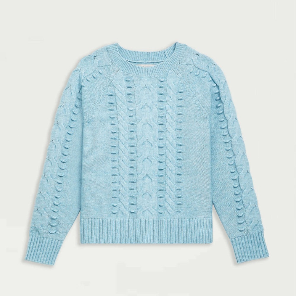 LOFT Plus Textured Cable Sweater - Picture 2 of 2